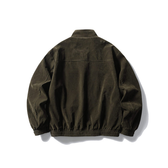 Herren Boxy Field-Blouson aus robustem Canvas mit hohem Stehkragen Nord Taschen