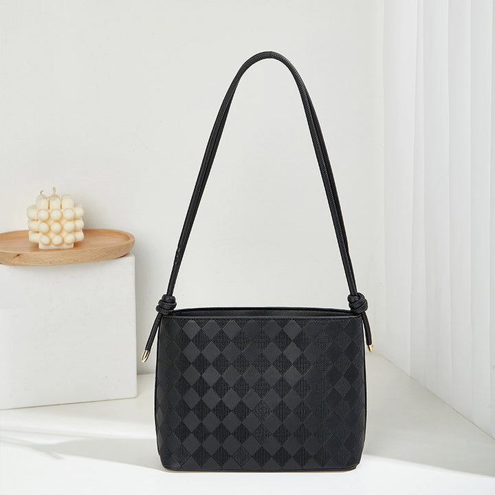 Damen elegante Schultertasche mit geflochtenem Design Nord Taschen
