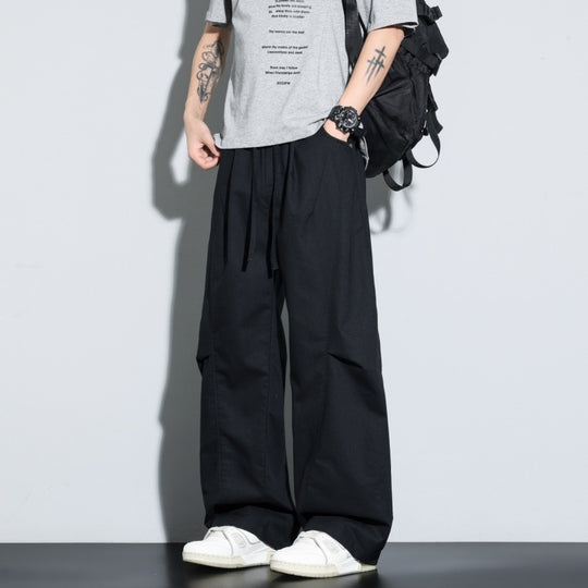 Damen Weite Lagen-Loungehose mit Cargo-Details & elastischem Tunnelzug Nord Taschen