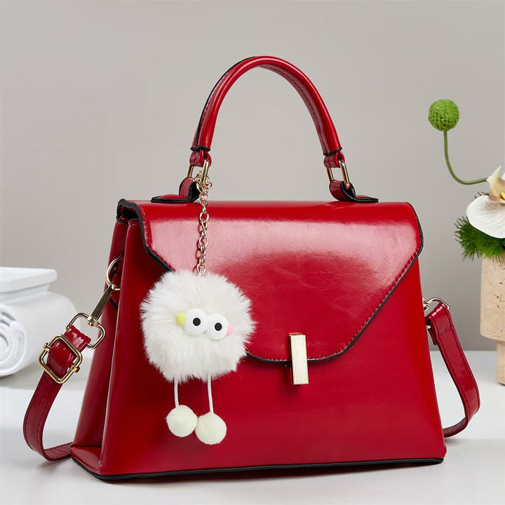 Damen elegante Handtasche mit abnehmbarem Dekor Nord Taschen