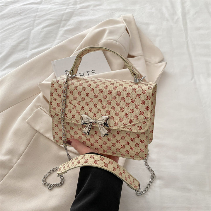 Damen elegante Handtasche mit verspieltem Schleifenakzent Nord Taschen