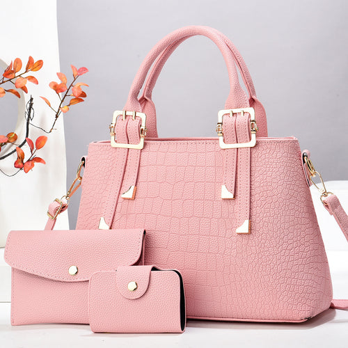 Damen luxuriöse Handtasche mit abnehmbarem Portemonnaie Nord Taschen