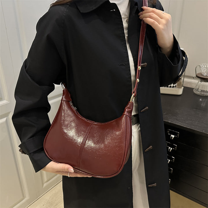 Damen modische Umhängetasche mit eleganten Knopfdetails Nord Taschen