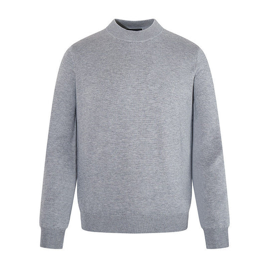 Herren Feinstrickpullover mit leichtem Stehkragen und gerippten Bündchen Nord Taschen