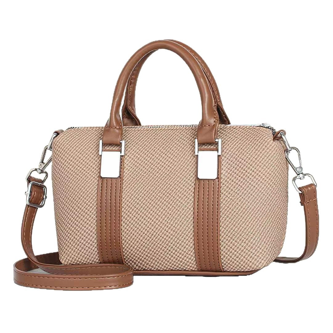 Damen Handtasche mit strukturiertem Obermaterial und abnehmbaren Schulterriemen Nord Taschen