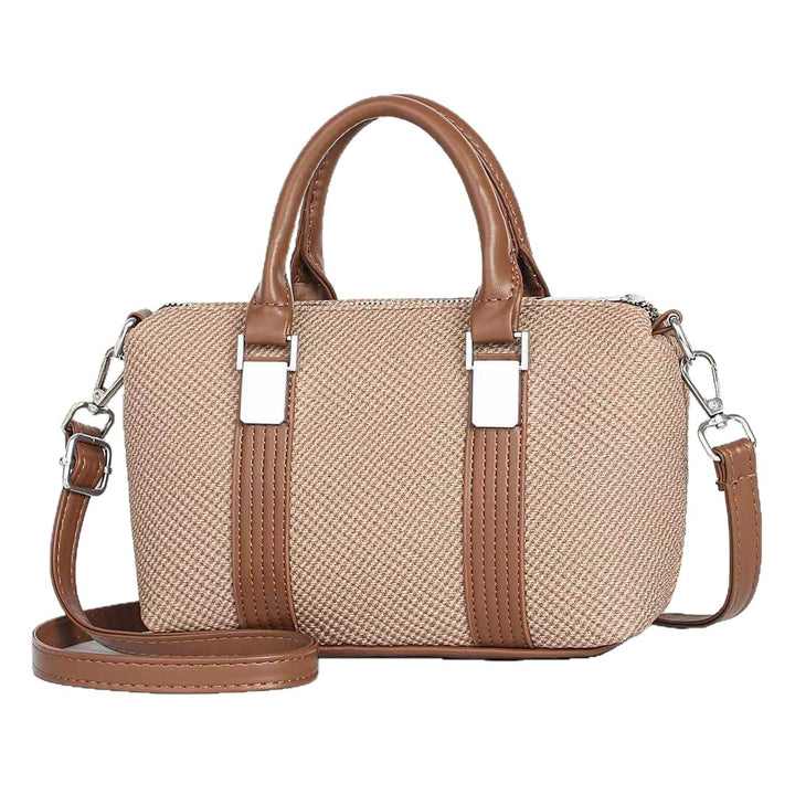 Damen Handtasche mit strukturiertem Obermaterial und abnehmbaren Schulterriemen Nord Taschen