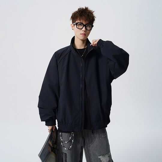 Unisex Oversized Windjacke mit Stehkragen und Raglanärmeln Nord Taschen