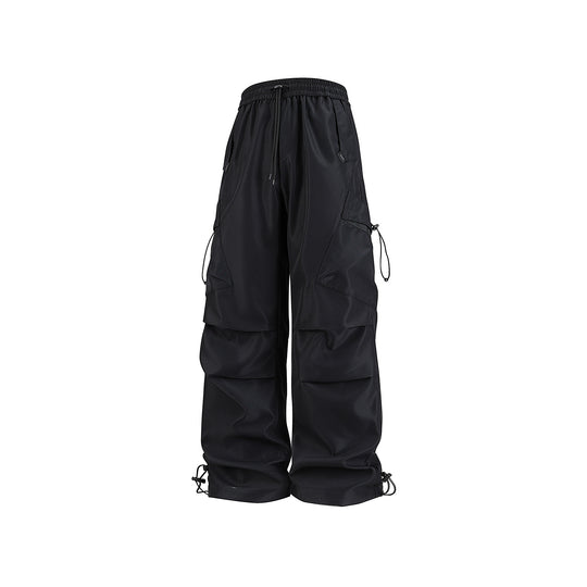 Herren Oversized Cargo‑Hose mit Tunnelzugbund, multifunktionalen Klapp‑ und Beintaschen sowie verstellbaren Kordelabschlüssen Nord Taschen
