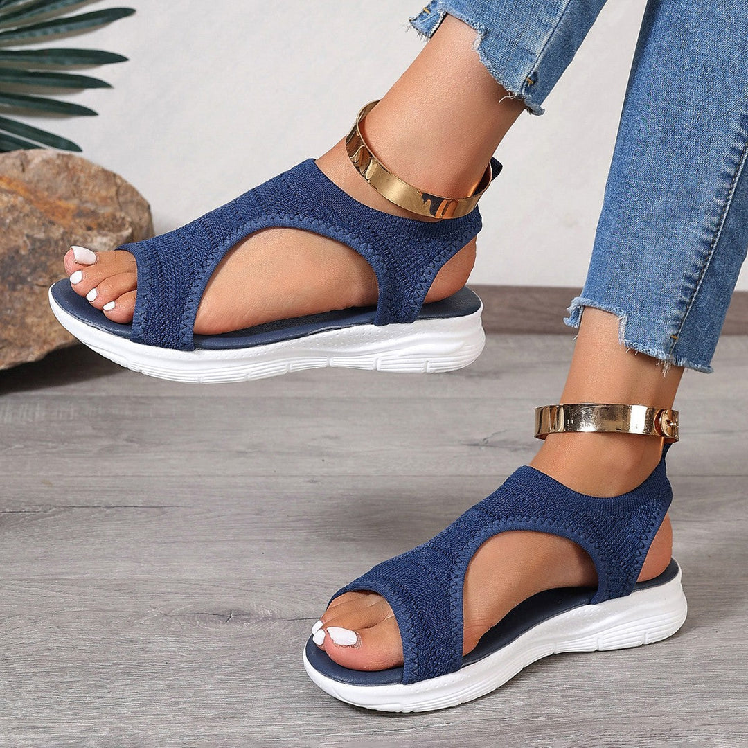 Damen Atmungsaktive Sandalen mit flexiblem Riemendesign und komfortabler Sohle Nord Taschen