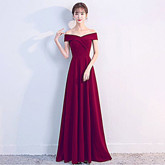 Elegantes Off-Shoulder Abendkleid