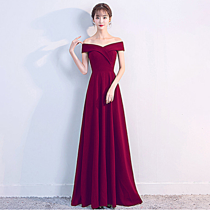 Elegantes Off-Shoulder Abendkleid