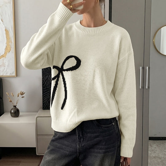 Damen Lässiger Pullover Nord Taschen