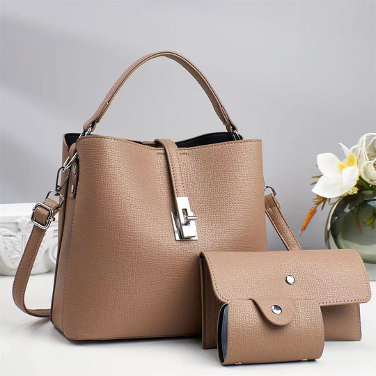 Damen Luxus Handtasche mit abnehmbarer Mini-Clutch Nord Taschen