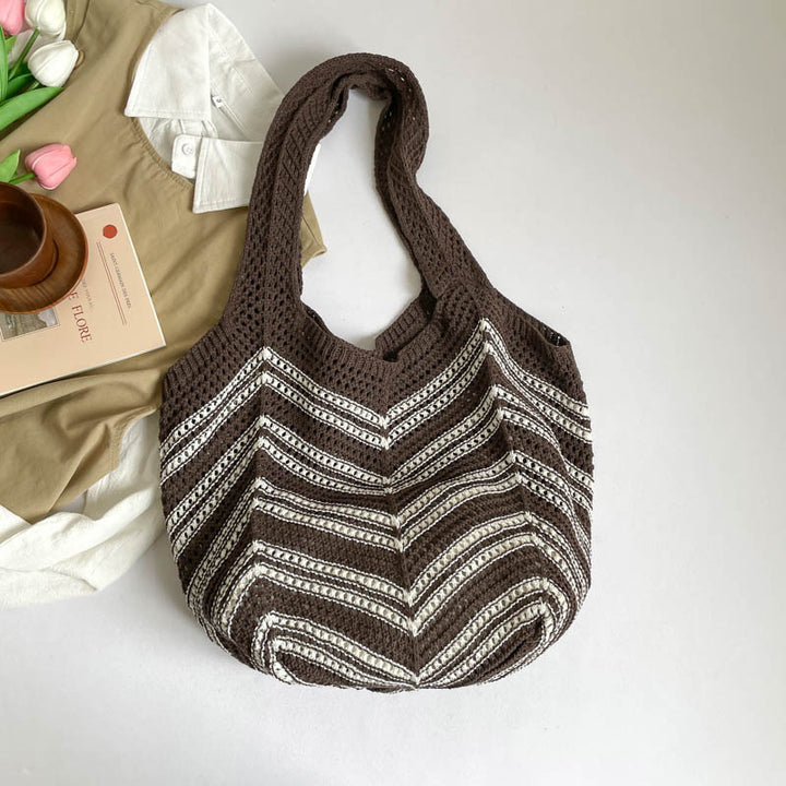 Damen Häkel Tote Bag Nord Taschen