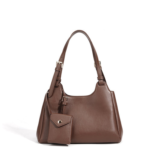 Damen Hobo-Tasche aus hochwertigem Leder mit abnehmbarem Mini-Portemonnaie Nord Taschen