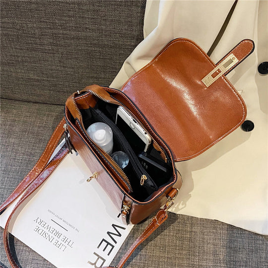 Damen elegante Handtasche mit praktischem Fächersystem Nord Taschen