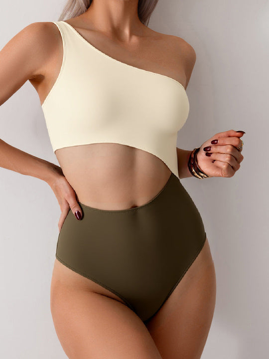 Damen Einteiler Badeanzug Nord Taschen