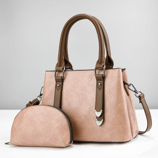 Damen Handtasche mit abnehmbarem Schulterriemen und praktischer Kosmetiktasche Nord Taschen