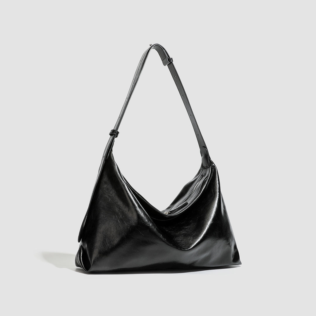 Damen Hobo-Tasche mit elegantem Kordelzug und strukturiertem Kunstleder Nord Taschen