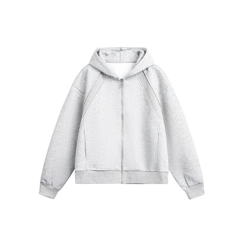 Unisex Leichte Oversize‑Kapuzen‑Sweatjacke mit durchgehendem Reißverschluss, Raglanärmeln und Eingrifftaschen Nord Taschen
