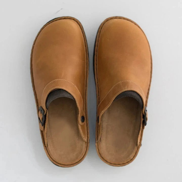 Damen Komfortable Clogs aus hochwertigem Wildleder mit anatomischer Fußbettgestaltung Nord Taschen