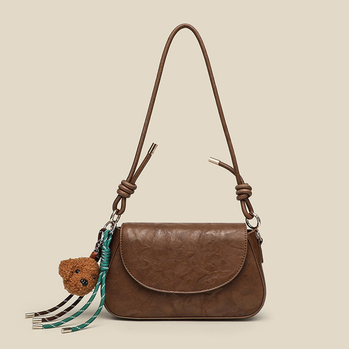 Damen Clutch-Tasche mit verspieltem Anhänger Nord Taschen