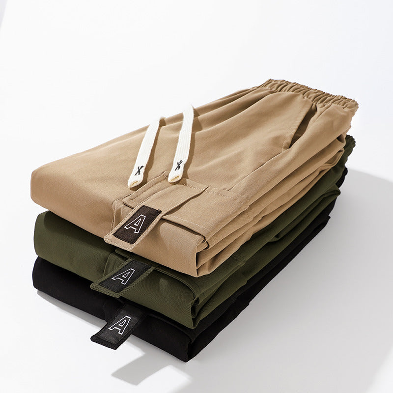 Herren Urbaner Utility-Jogger mit Oversize-Cargotaschen, Kordelzug und elastischen Knöcheln Nord Taschen