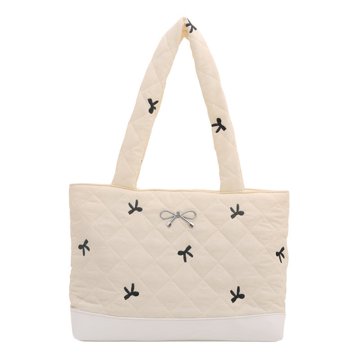 Damen elegante Quilted Handtasche mit verziertem Design Nord Taschen