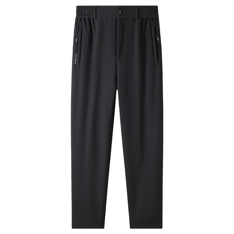 Herren Gefütterte Lounge-Hose mit Teddy-Innenfutter, elastischem Bund und Reißverschlusstaschen Nord Taschen