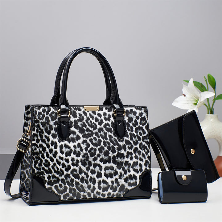 Damen elegante Handtasche mit animalischem Muster Nord Taschen