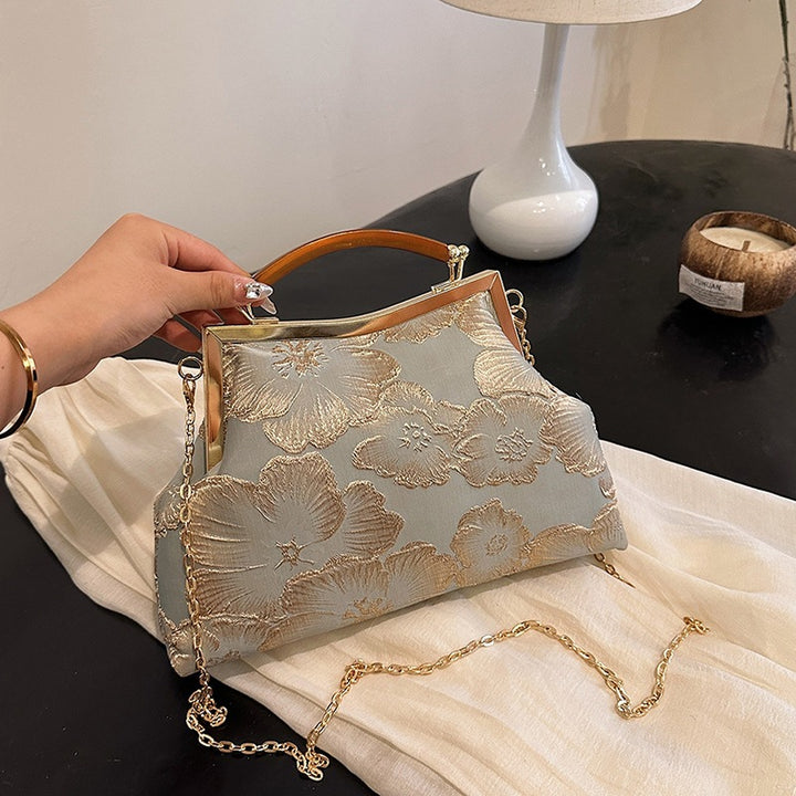 Damen elegante Umhängetasche mit floralem Design Nord Taschen