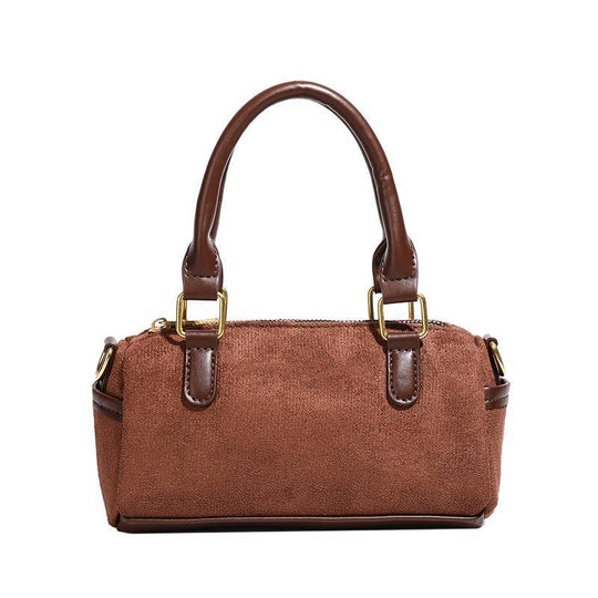 Damen Handtasche mit elegantem Wildleder und praktischem abnehmbarem Schulterriemen Nord Taschen
