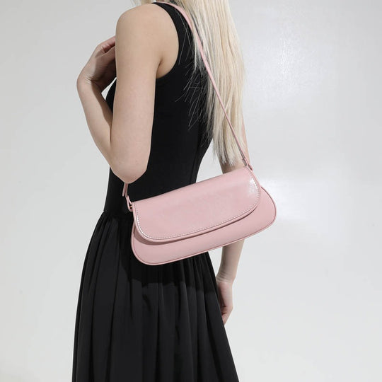 Damen Umhängetasche mit elegantem Klappverschluss und abnehmbarem Schulterriemen Nord Taschen