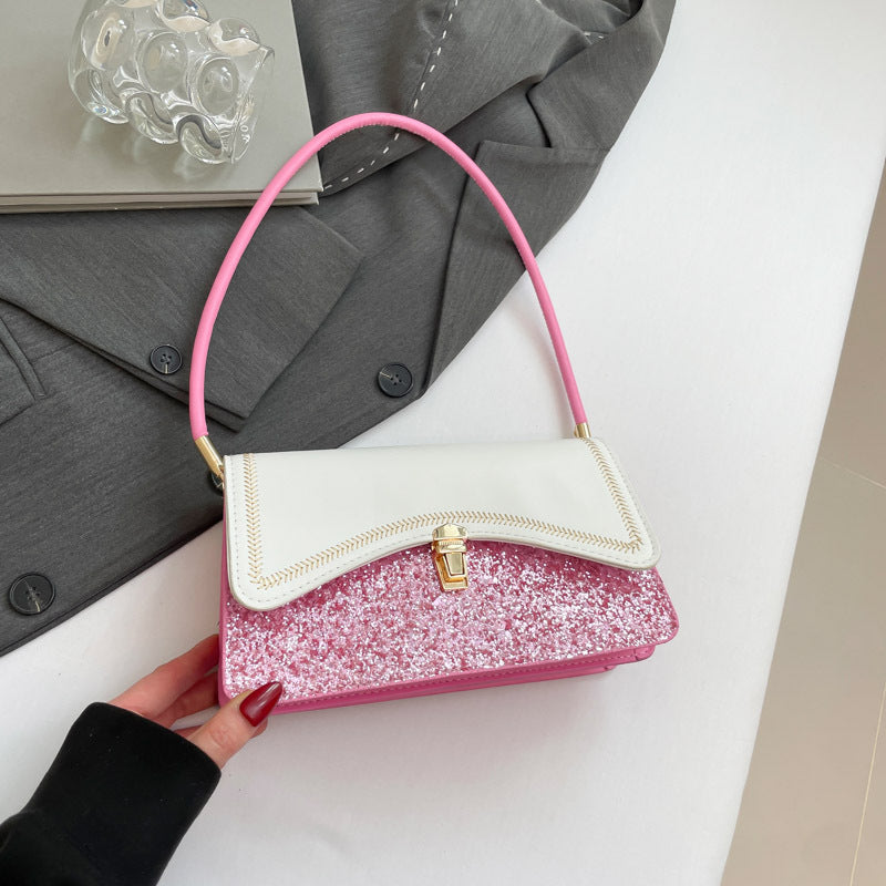Damen elegante Umhängetasche mit funkelndem Pailletten-Design Nord Taschen