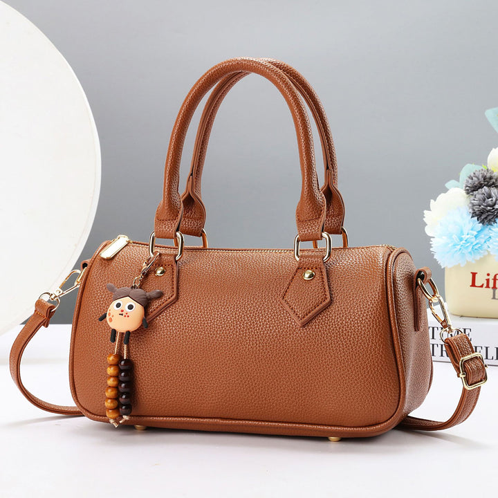 Damen elegante Shopper Tasche mit strukturiertem Leder Nord Taschen