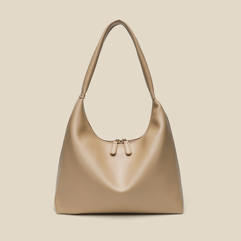 Damen Hobo-Tasche mit luxuriösem, geschmeidigem Kunstleder und stilvollem Reißverschluss Nord Taschen