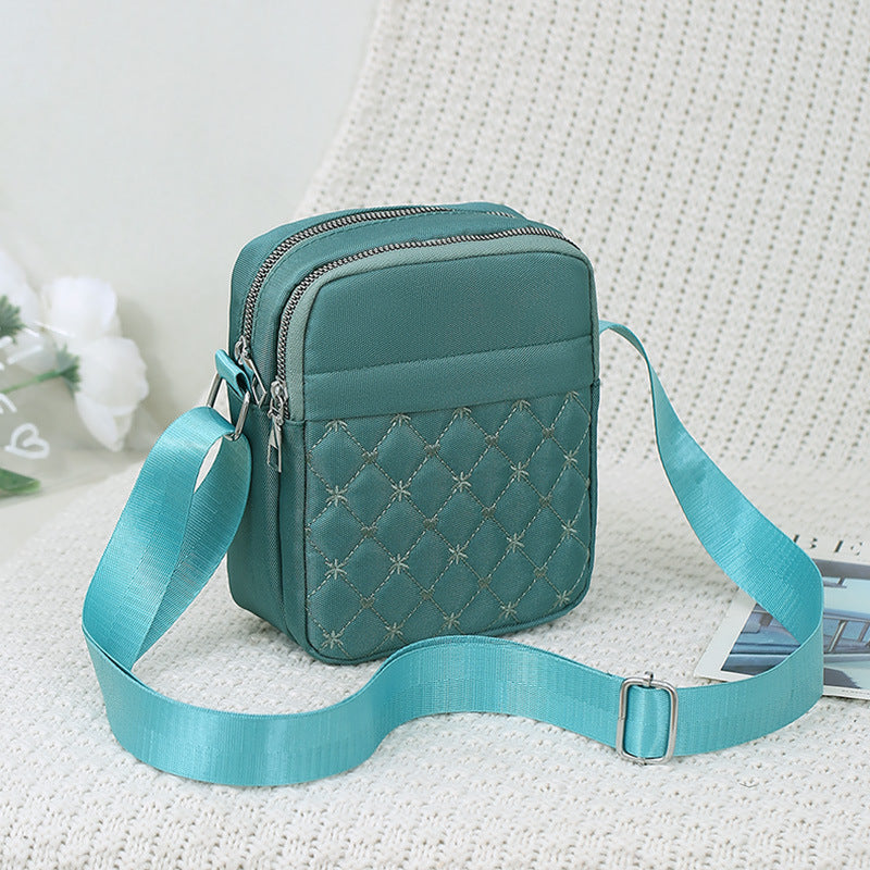 Damen multifunktionale Umhängetasche mit gestepptem Design Nord Taschen