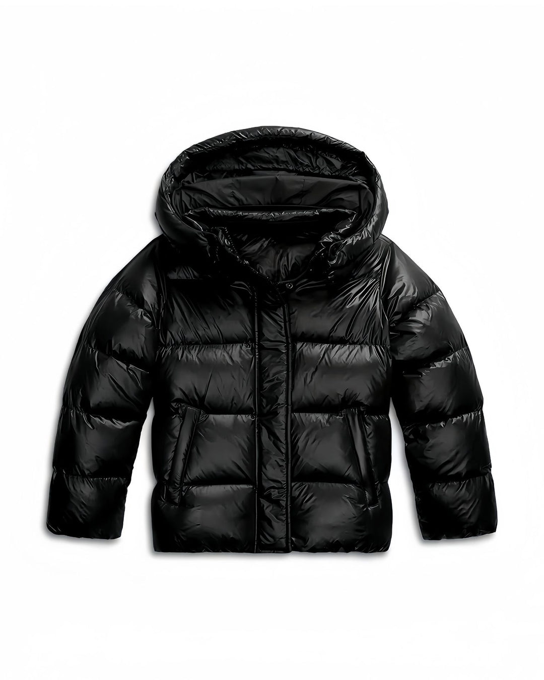 Damen Steppjacke mit Kapuze & Taschen | Fudus