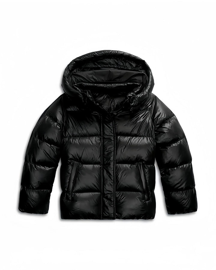 Damen Steppjacke mit Kapuze & Taschen | Fudus