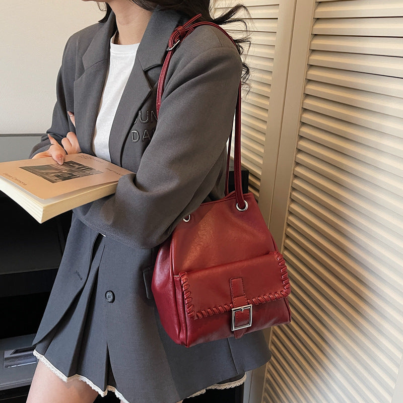 Damen Beuteltasche im modernen Design mit elegantem Kordelzug Nord Taschen