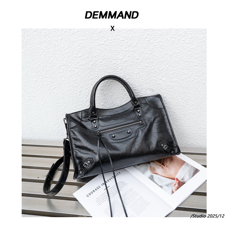 Damen hochwertige Mini-Handtasche mit detaillierter Struktur Nord Taschen