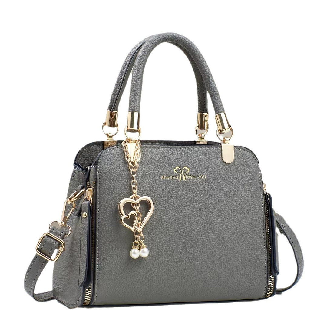 Damen strukturiertes Handtaschen-Design mit abnehmbarer Quaste Nord Taschen