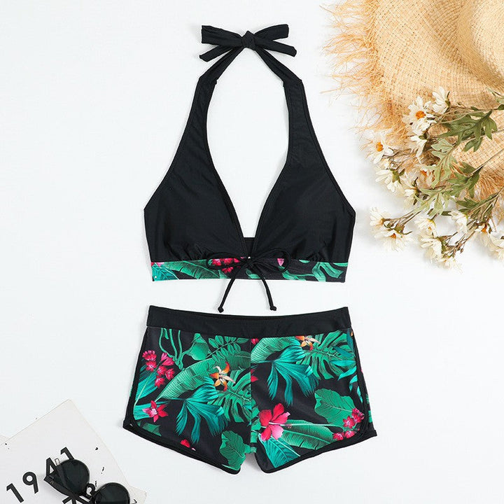 Damen Sportliches Bikini-Set mit verdecktem Bauch