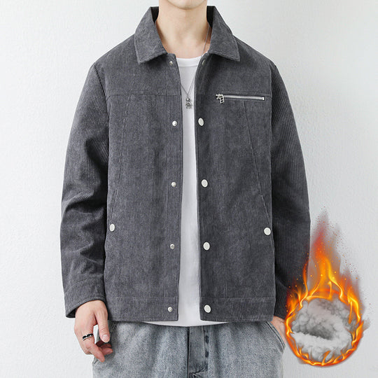 Herren Cordjacke Nord Taschen