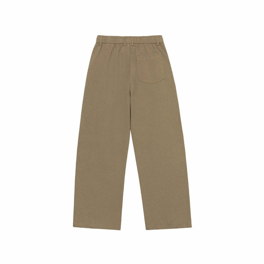 Damen Hochtaillierte Culotte-Cargohose mit markanten Teilungsnähten und elastischem Rückenbund Nord Taschen
