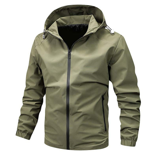 Herren Leichte Softshell‑Kapuzenjacke mit wasserabweisender Membran und versiegelten Reißverschlüssen Nord Taschen