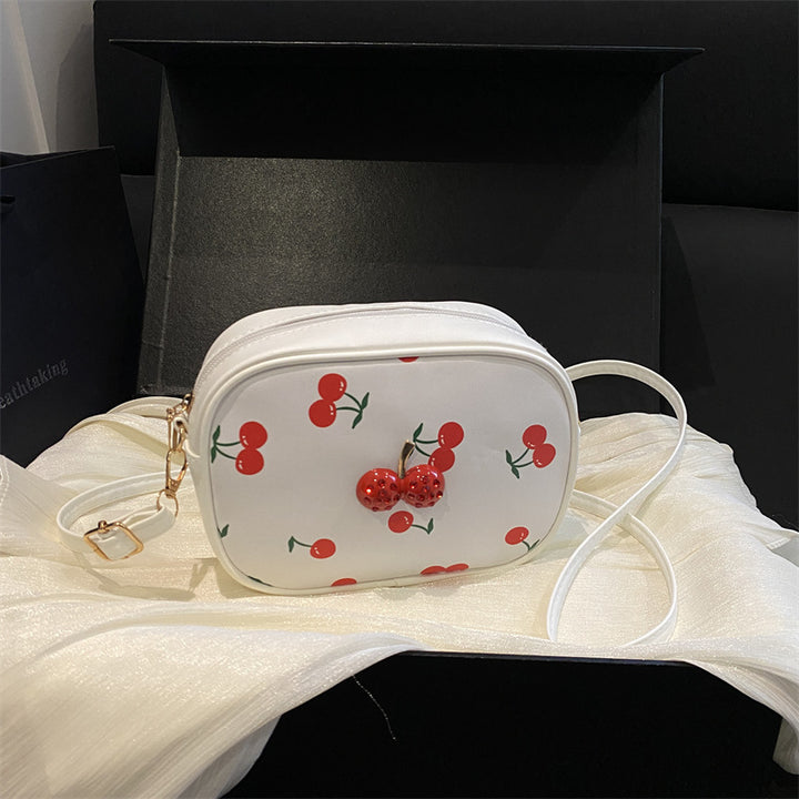 Damen Mini-Umhängetasche mit fruchtigem Kirschdesign Nord Taschen