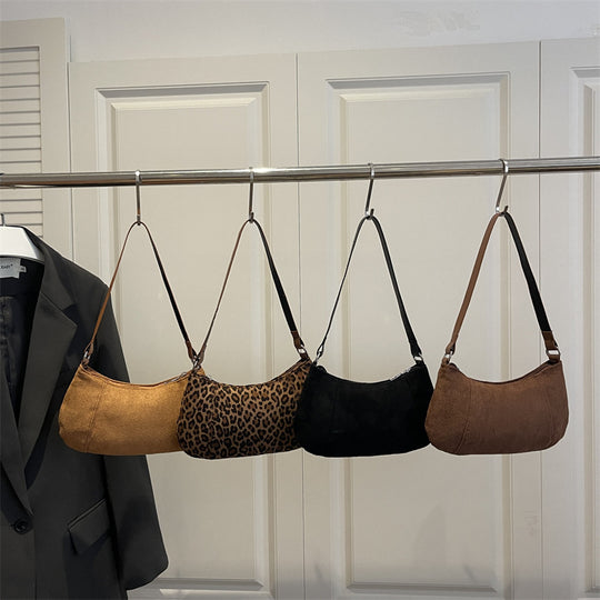 Damen Umhängetasche mit luxuriösem Wildleder-Finish und praktischem Schulterriemen Nord Taschen