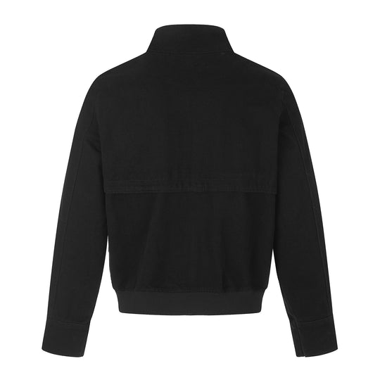 Damen Kurzblouson im Boxy‑Schnitt mit Stehkragen, Schnallenriegeln und Pattentaschen Nord Taschen