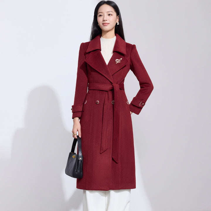 Eleganter Wollmantel Damen